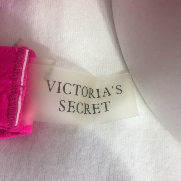 Victoria’s Secret sequin bikini top pink Sz XS - Picture 5 of 5